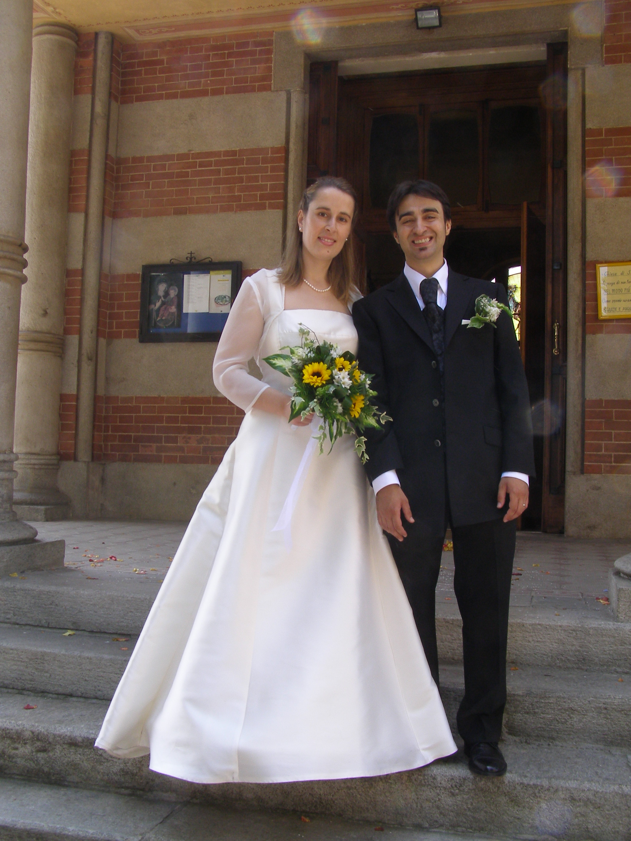 Mariella e Claudio, il giorno del matrimonio